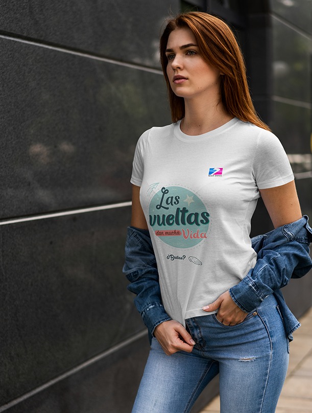 Camiseta Chica Las vueltas dan mucha vida