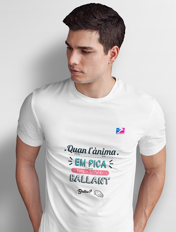 Camiseta Chico Quan l'ànima em pica em rasco ballant