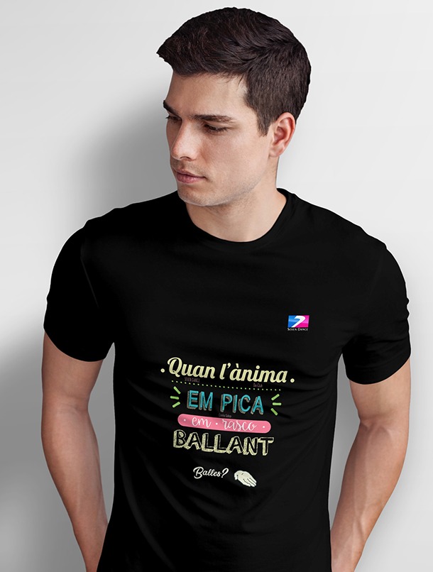 Camiseta Chico Quan l'ànima em pica em rasco ballant