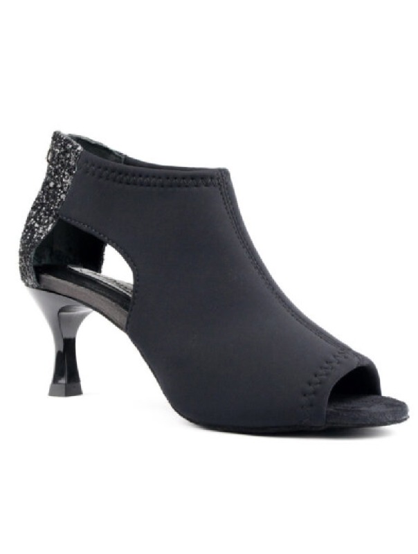 Zapato Black Neoprene and Glitter